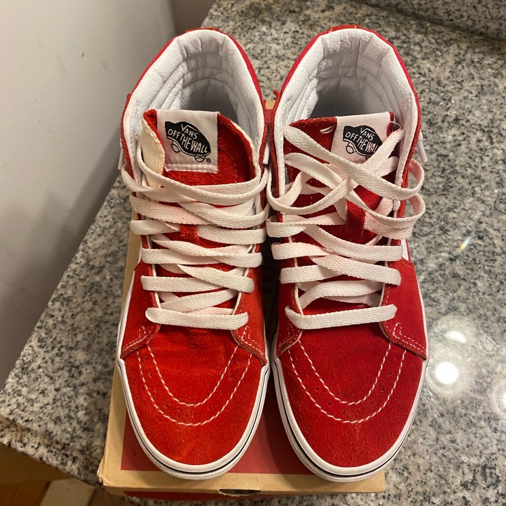 Red Vans - Picture 2 of 3